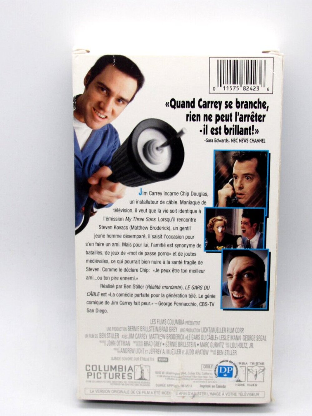 Le Gars Du Cable/The Cable Guy (VHS)(French) Tested - Picture 4 of 4